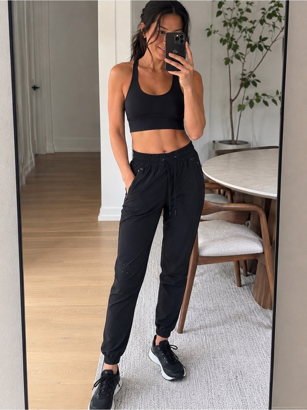 Lululemon Adapted State Perforated High-Rise Jogger Black Size XS